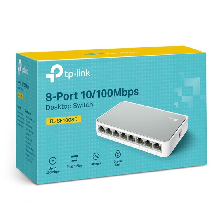 Desktop Switch TP-Link TL-SF1008D 8 Port 10/100Mbps - Mitrajual