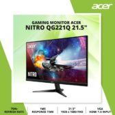 LED Monitor Gaming ACER Nitro QG221Q 21.5 Inch 75Hz Full HD VGA HDMI - Mitrajual