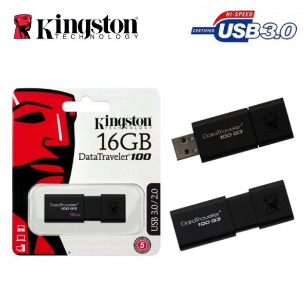 Flashdisk Kingston DT100G3 16GB USB 3.0 – USB Kingston 16GB - Mitrajual