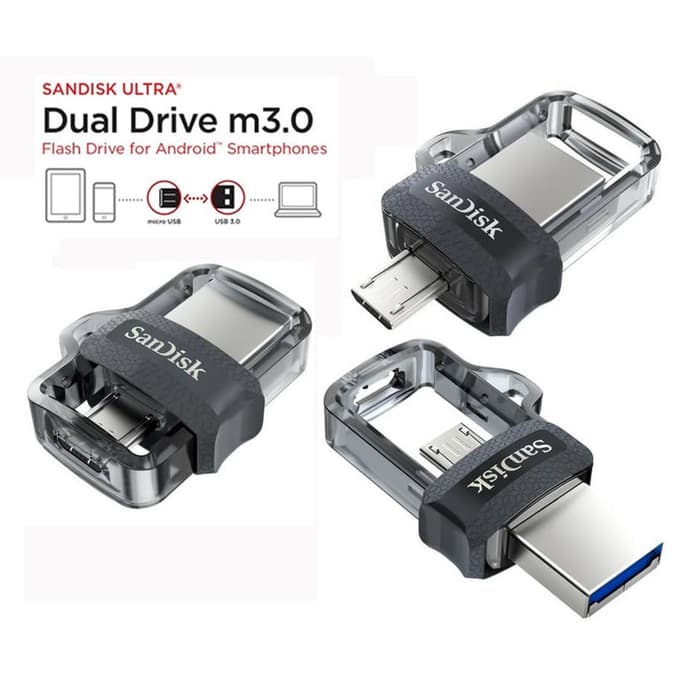 Flashdisk OTG Sandisk Ultra Ultra Dual Drive M3.0 32GB - Mitrajual