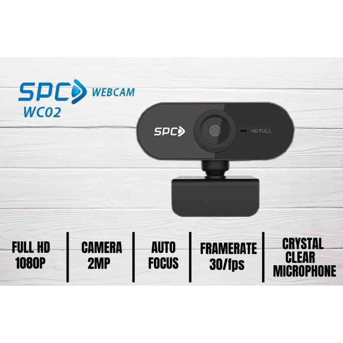 Webcam SPC WC02 1080HD / 2MP Full HD - Mitrajual