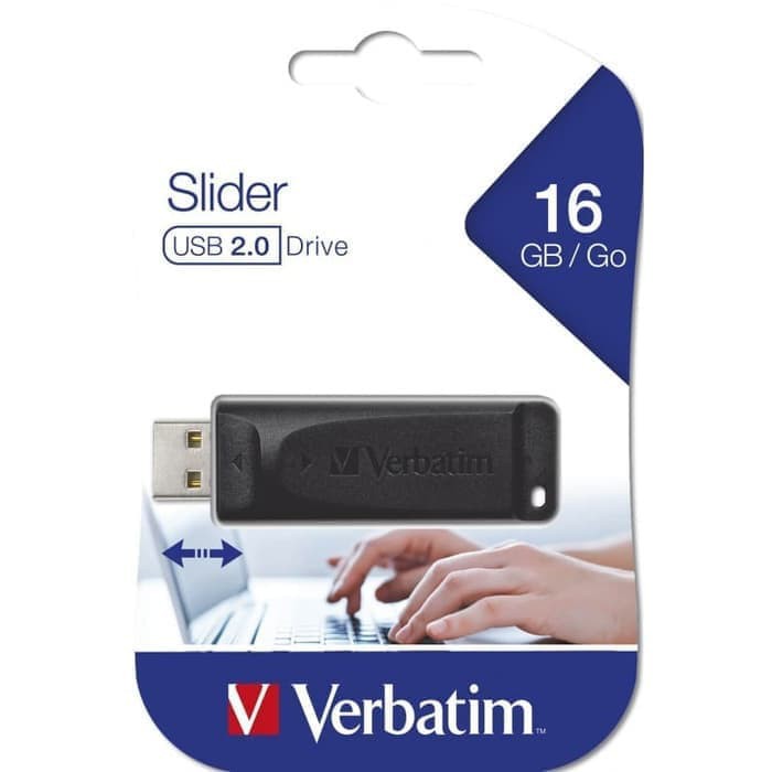 Verbatim Store n Go USB Slider 16GB – Black - Mitrajual