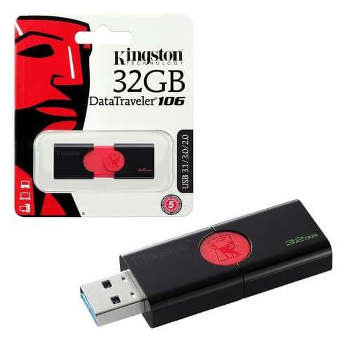 Flashdisk Kingston DT106 32GB USB 3.1 - Mitrajual
