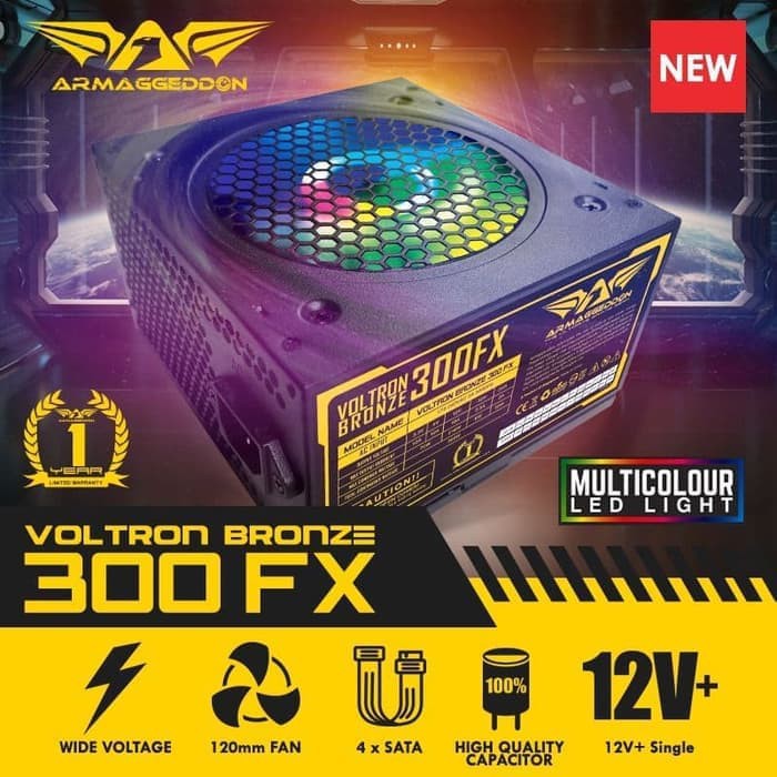 Power Supply Armaggeddon Voltron Bronze 300FX - Mitrajual