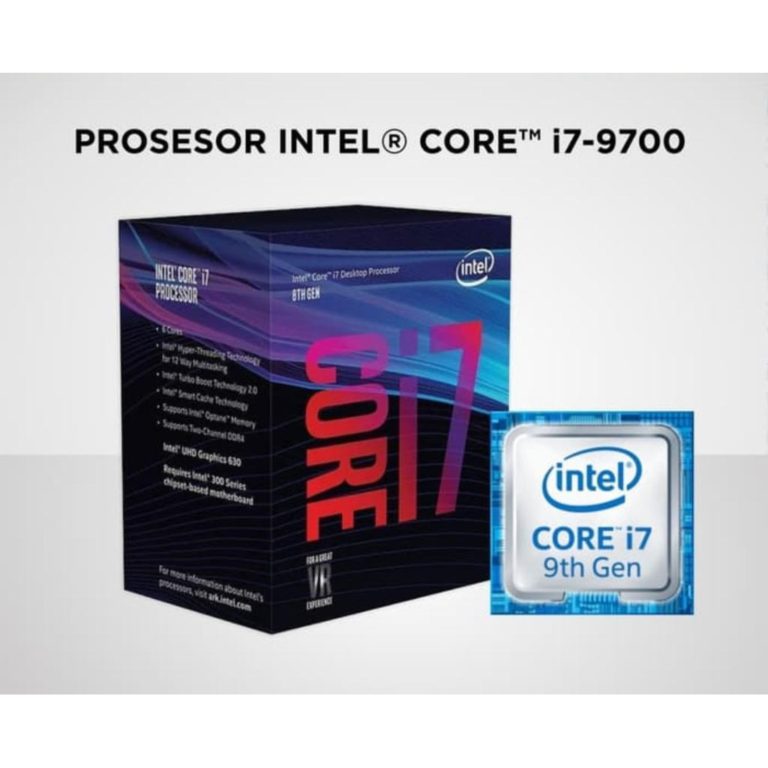 Processor Intel Core I7-9700 Box - Mitrajual