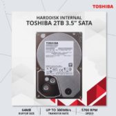 Harddisk HDD Internal PC Toshiba 2TB 3.5 Inch SATA - Mitrajual