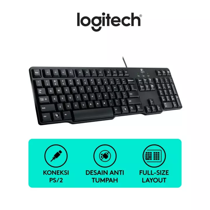 Keyboard Logitech K100 PS2 - Mitrajual