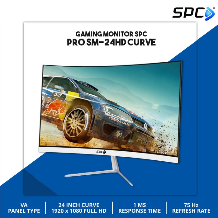 LED Monitor Gaming SPC Pro SM24 Inch Curve Full HD - Mitrajual